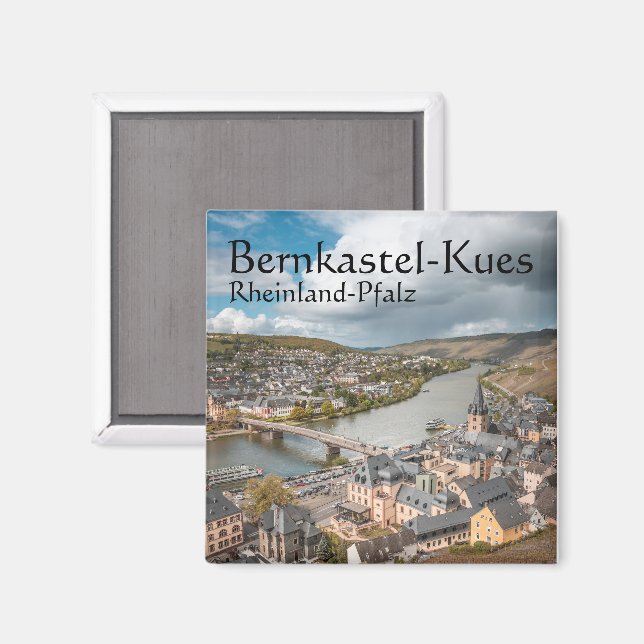 Bernkastel-Kues souvenir Magnet (Front/Back)