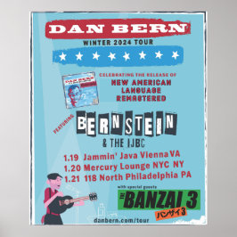 Bernstein och IJBC Winter Tour 2024 Poster