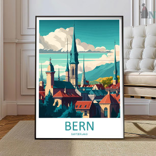Berntryck Bern Hem Inredning Schweiz Konsttryck Poster