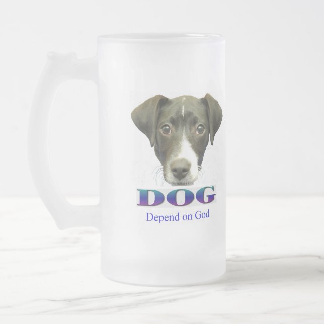 Bero på den frostade muggen för guden frostat ölglas (Vänster)