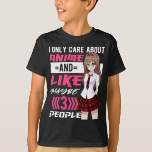 Beroende Anime Girl Otaku Cute Manga T Shirt