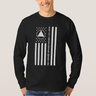 Beroende Återhämtning Krigare Sobrandet Sober T Shirt