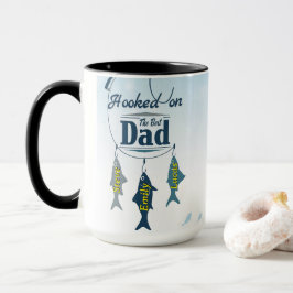 Beroende av den bästa pappa | Personlig fiske papp Mugg