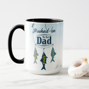 Beroende av den bästa pappa Personlig fiske papp Mugg