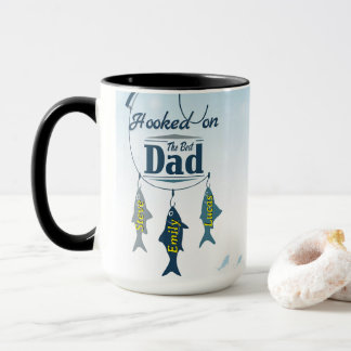 Beroende av den bästa pappa | Personlig fiske papp Mugg