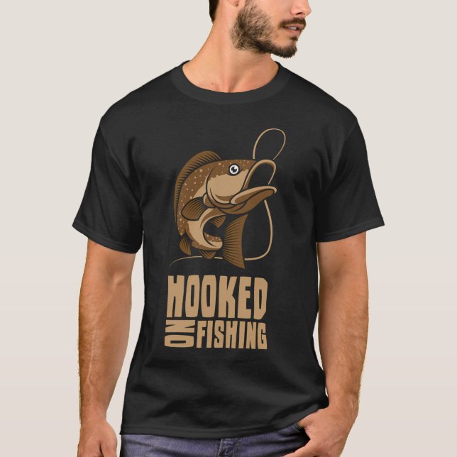Beroende Av Fiske T Shirt (Framsida)