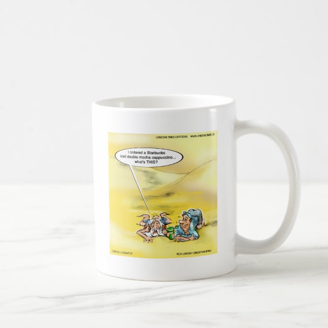 Beroende av kaffe av Londons Times Cartoons Kaffemugg (Höger)