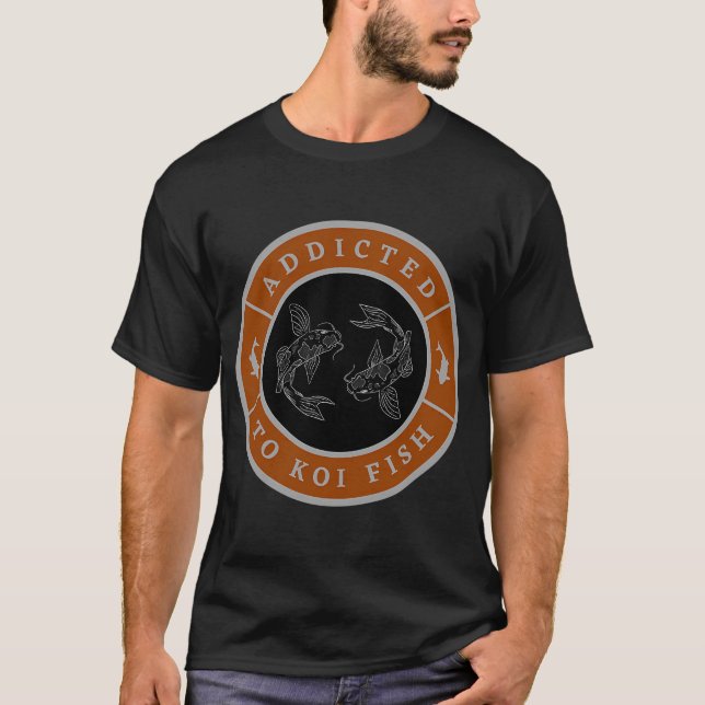 Beroende av koi-fiskar t shirt (Framsida)