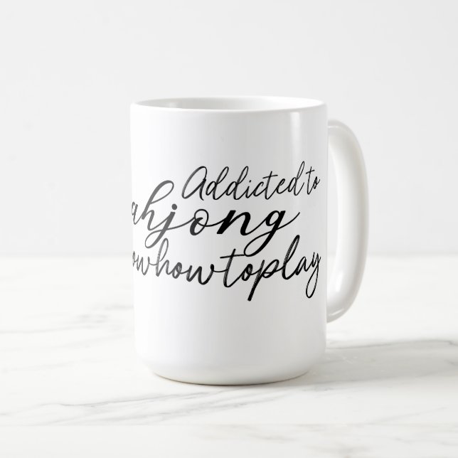 Beroende av Mahjong-mugg Kaffemugg (Framsida höger)