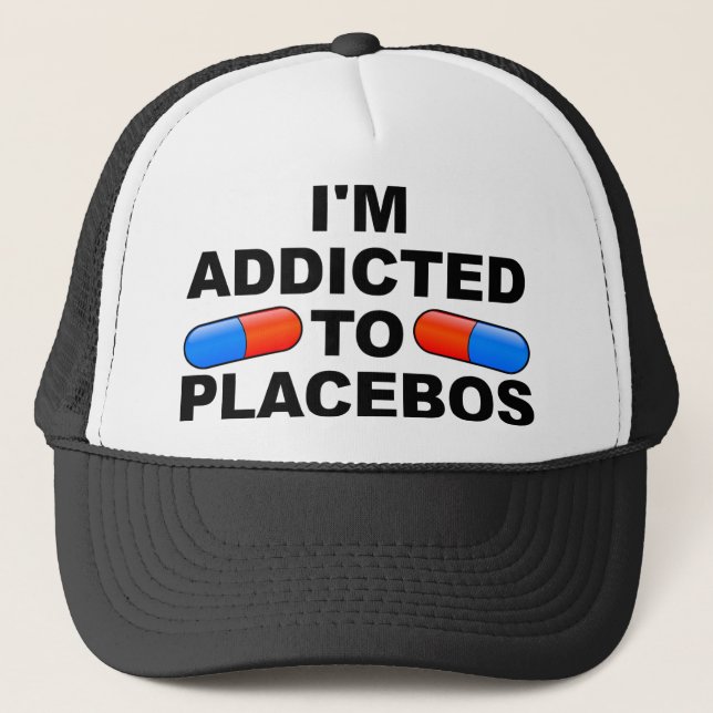 Beroende av Placebo Rolig Basebollmössa Truckerhat Keps (Framsida)