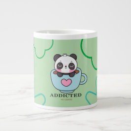 Beroende baby panda jumbo mugg