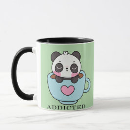 Beroende baby panda mugg