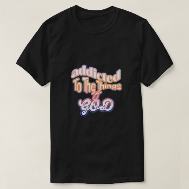 Beroende fet stil T-Shirt (Design framsida)