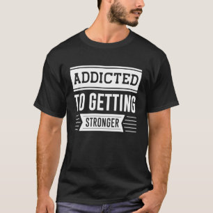 Beroende för att få starkare förkortning för worko t shirt