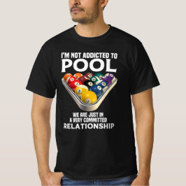 Beroende för Bassäng Rack Billiards T Shirt