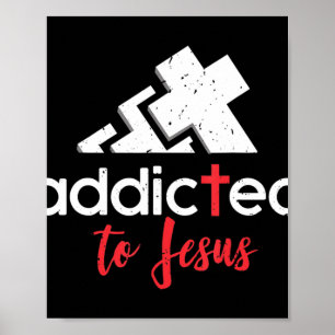 Beroende för Jesus - Christian Manar Women Gift T- Poster