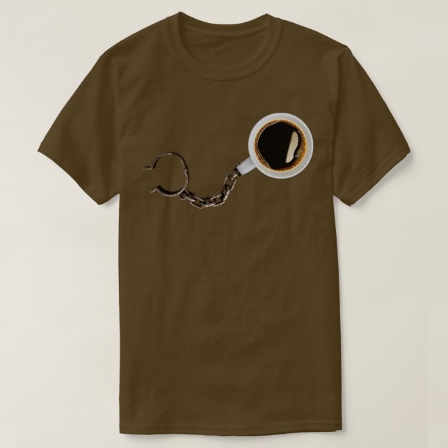 Beroende koffein t shirt (Design framsida)