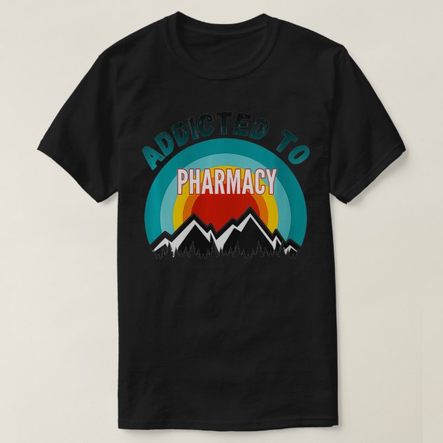 Beroende kvinnor vid apotekshögskolan Major Gift V T Shirt (Design framsida)