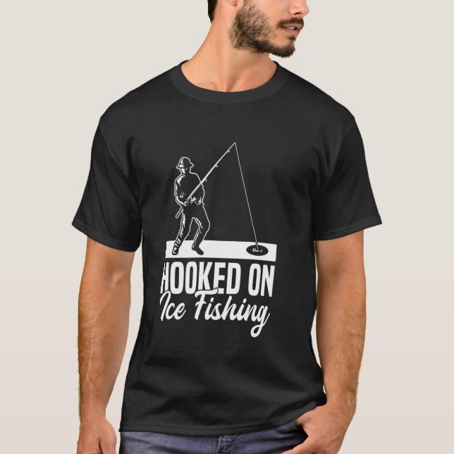 Beroende på Isfiske T Shirt (Framsida)