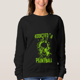 Beroende Paintball Airsoft Painter Skull Pa för kv T Shirt