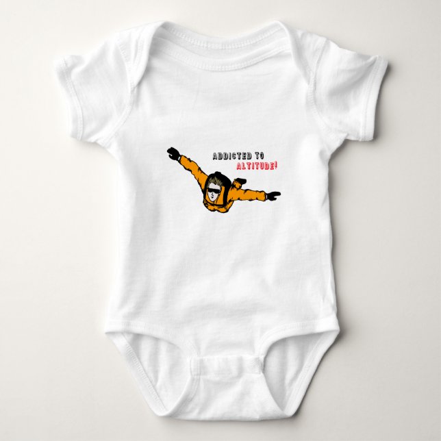Beroende till Altitude Skydiver Tee Shirt (Framsida)