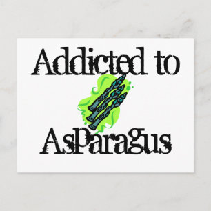 Beroende till Asparagus Vykort