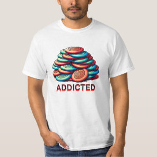 Beroende till Disk Golf   Lustigt T Shirt