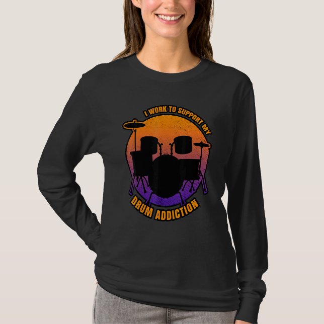 Beroende till Drumming T Shirt (Framsida)