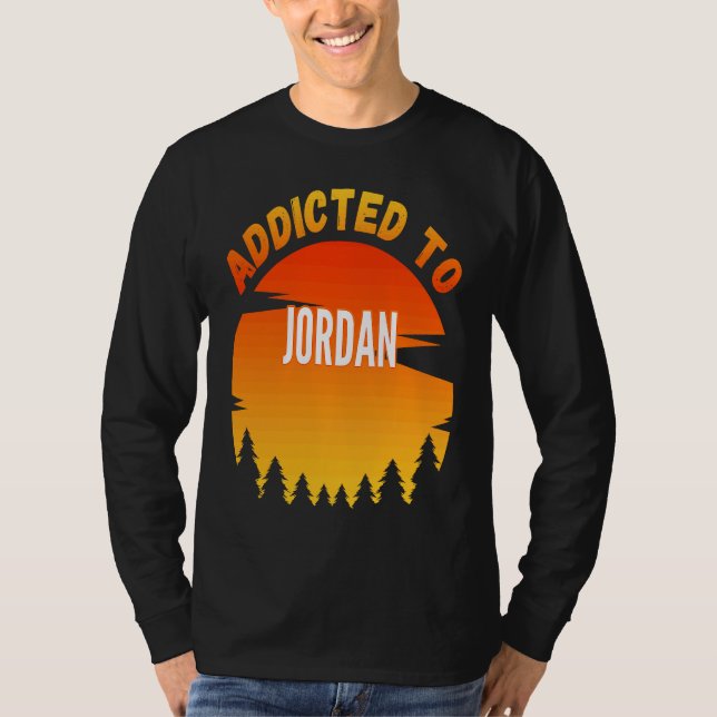 Beroende till Jordanien för Jordanien T Shirt (Framsida)