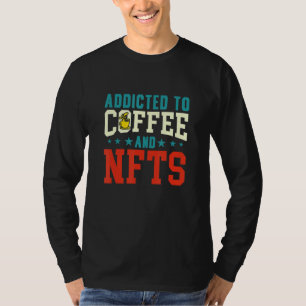 Beroende till kaffe och hissar t shirt