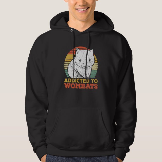 Beroende till kvinnombater för ett slagträ hoodie (Framsida)