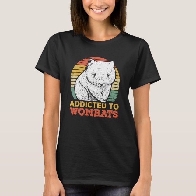 Beroende till kvinnombater för ett slagträ t shirt (Framsida)