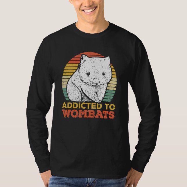 Beroende till kvinnombater för ett slagträ t shirt (Framsida)