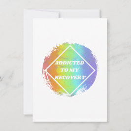 Beroende till min återställning - NA Julkort