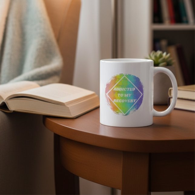 Beroende till min återställning - NA Narcotics Ano Kaffemugg (Skapare uppladdad)