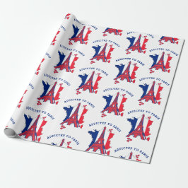 BEROENDE TILL PARIS Eiffel Torn Presentpapper