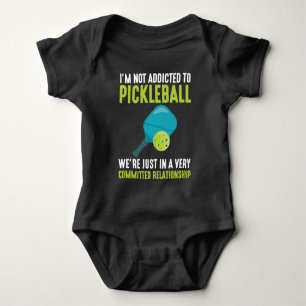 Beroende till Pickleball Player Sport Idrottsman H T Shirt