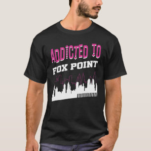 Beroende till rävpunktsavacering Humor Resa Wiscon T Shirt
