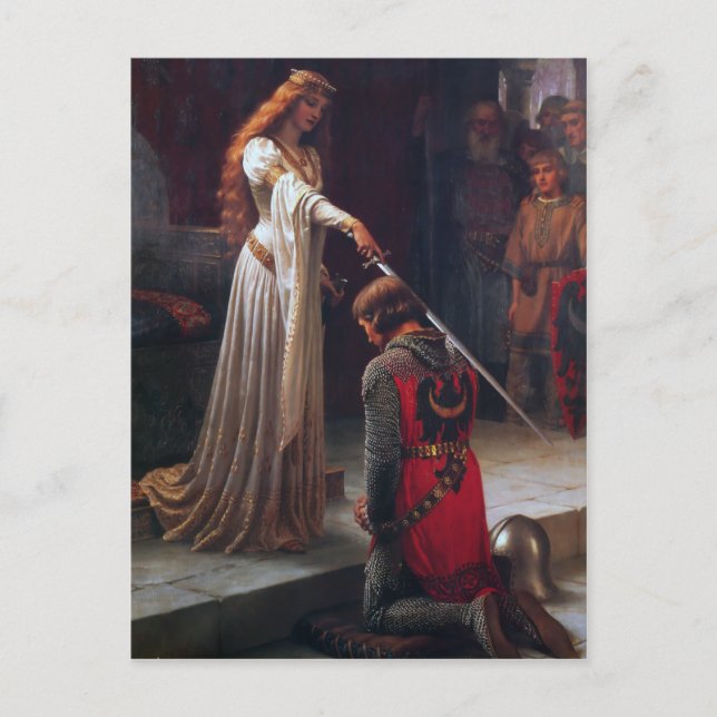 Beröm - Edmund Blair Leighton Vykort (Framsida)