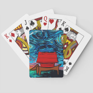 Berömd Abstrakt Dachshund Casinokort