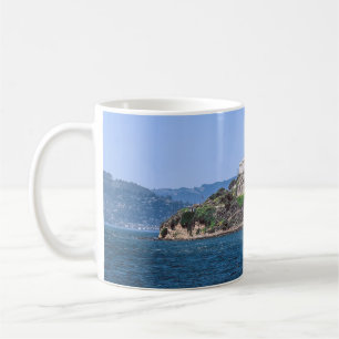 Berömd Alcatraz-fängelset San Francisco Kalifornie Kaffemugg