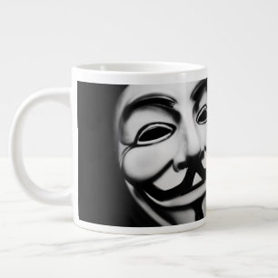 Berömd Anonymous Hacker Smile Jumbo Mugg