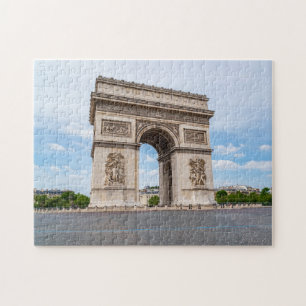 Berömd Arc de Triomphe i Paris, Frankrike Pussel