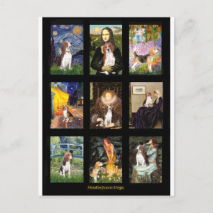 Berömd Art Beagle Comp 1 Vykort