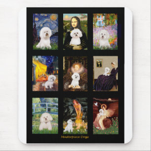 Berömd Art Bichon Frise Composite Musmatta