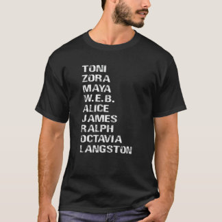 Berömd Black Authors of the 1000-talet T Shirt