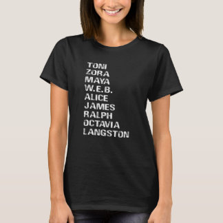 Berömd Black Authors of the 1000-talet T Shirt