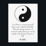 Berömd Buddha-offerter - tilldelas dig själv Vykort<br><div class="desc">Hate har aldrig skingrat hat än. Bara kärlek förvisar hat. Detta är lagen, gammal och outtömlig. Buddha</div>