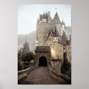 Berömd Castles in Europe Countryside Image - 1 Poster