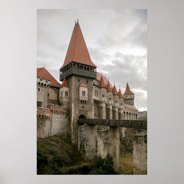 Berömd Castles in Europe Countryside Image - 2 Poster (Framsidan)